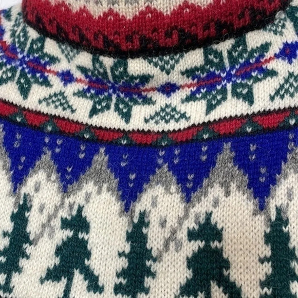 Vintage‎ Eddie Bauer Tree 85% Wool Sweater Size XS - Picture 4 of 6